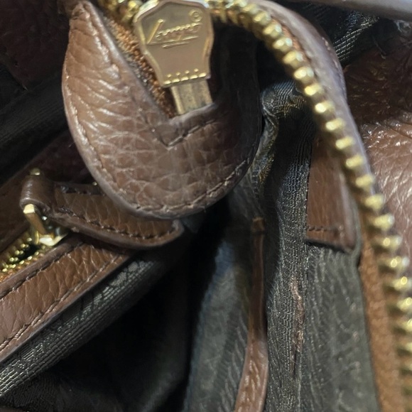 Prada Nappa Stripes Brown Leather Bag - Picture 12 of 12